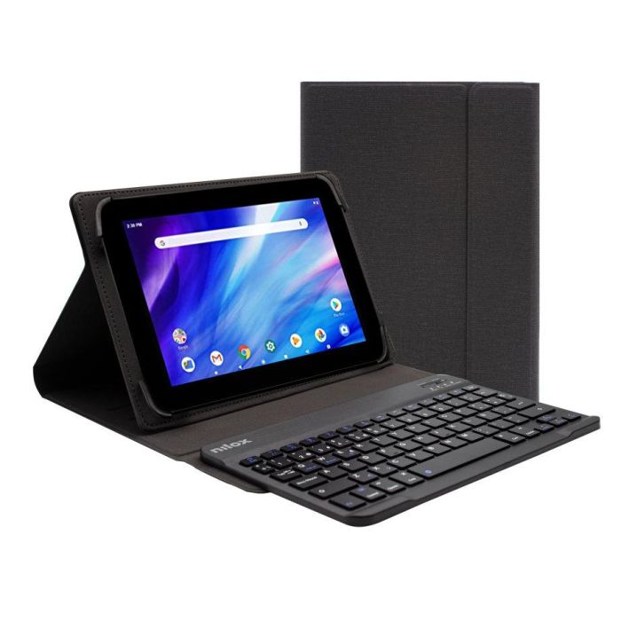 Nilox Funda con Teclado Bluetooth Extraíble para Tablet 9.7" a 10.5" - Negro