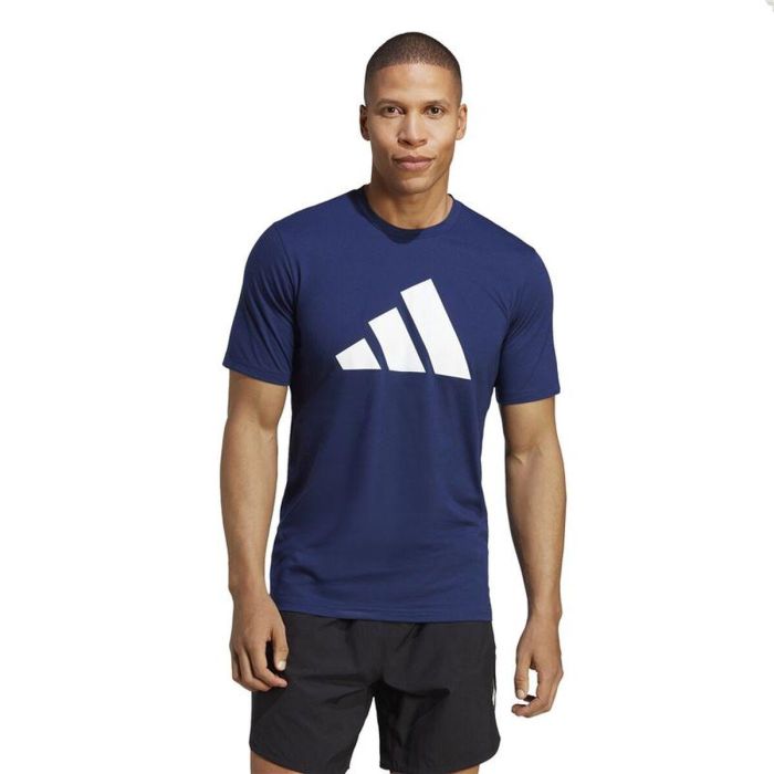 Camiseta de Manga Corta Hombre Adidas Training Essentials Feel Ready Azul oscuro 5-6 Años 6