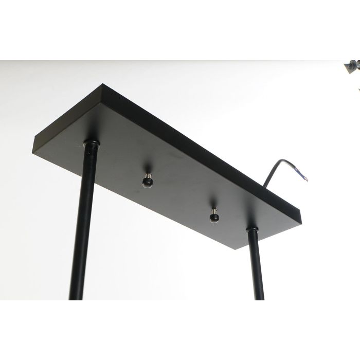 DKD Home Decor Lámpara de Techo Marrón Aluminio Cristal 10 x 30 x 52 cm