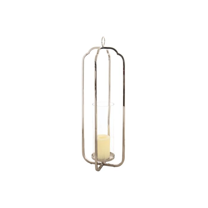 Portavela Moderno DKD Home Decor Plateado 21 x 62 x 21 cm 3 Portavela Moderno DKD Home Decor Plateado 21 x 62 x 21 cm 3