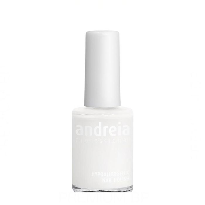 Andreia Esmalte de Uñas Professional Hypoallergenic 14 ml - Color 23 Transparente y Blanco