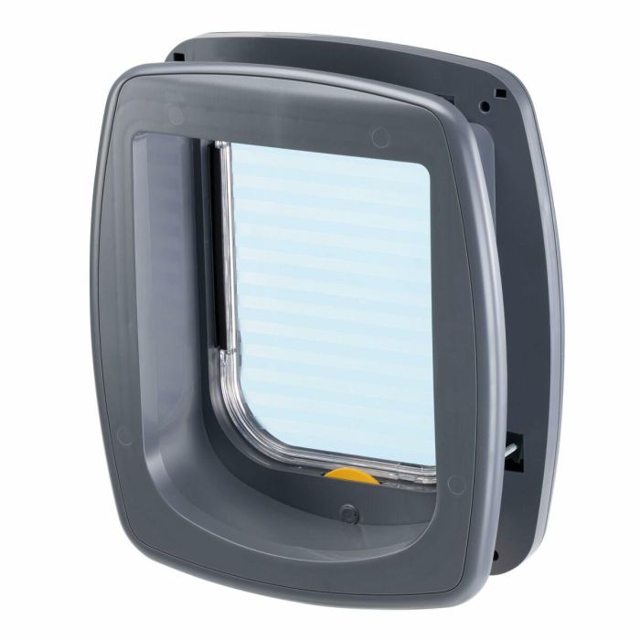 Puerta para gatos - FERPLAST - Columpio 9 - 26,2 x 10,2 x h 31,2 cm - Gris 2