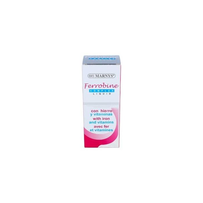 MARNYS Ferrobine Complex Jarabe de Hierro para Embarazadas y Niños 250ml - Agradable Sabor