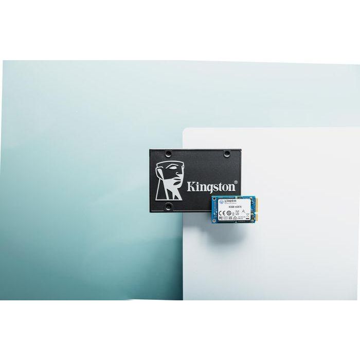 Kingston SKC600MS/256G Disco SSD KC600 256GB mSATA NAND TLC 3D, SATA III 550/520 MB/s, Cifrado AES 6