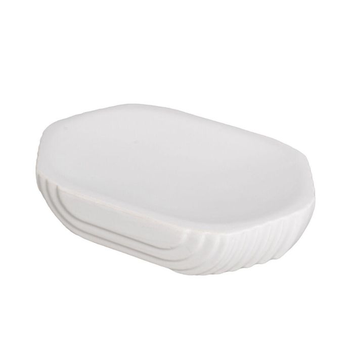 Set de Baño Blanco Cerámica 21 x 7 x 19 cm 1 Set de Baño Blanco Cerámica 21 x 7 x 19 cm 1