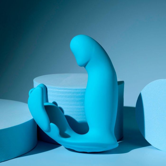 Vibrador Doble Estimulación Evolved Azul 16 Vibrador Doble Estimulación Evolved Azul 16