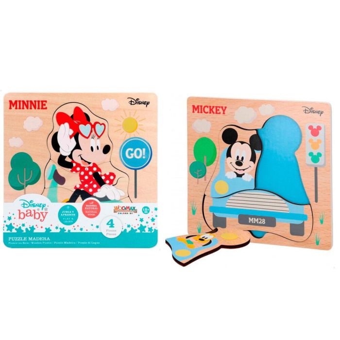 Puzzle surtido madera Mickey Minnie Disney 2 Puzzle surtido madera Mickey Minnie Disney 2