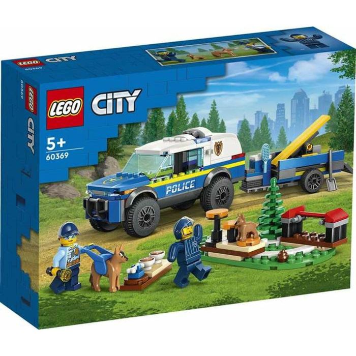 Juego de construccion entrenamiento móvil para perros policía lego city