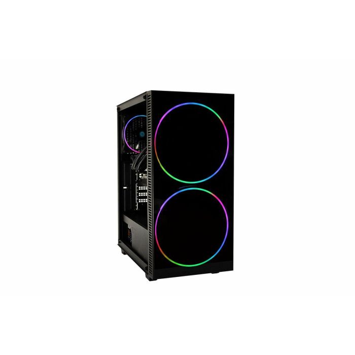 COOLBOX Caja Semitorre GA250 Vision ATX Negra A-RGB con Ventana y USB 3.0 COO-CHA-GA250-0 1