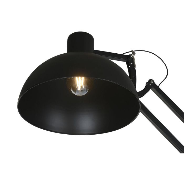 DKD Home Decor Lámpara de Pie Moderna Negra con Flexo E27 Metal 42 x 230 x 145 cm 5