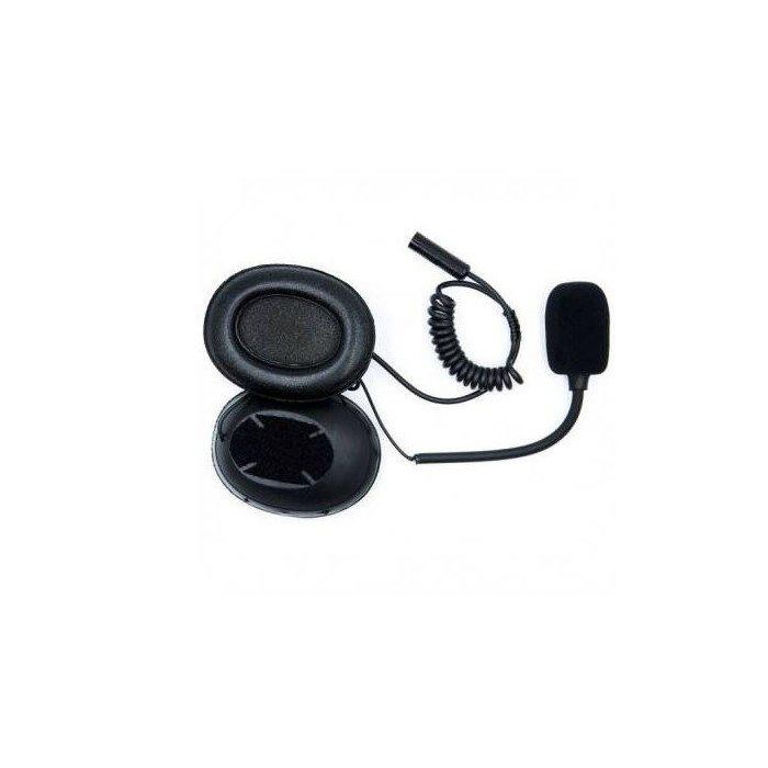 Zero Noise OMP6300001 Kit de Radio para Casco Jet, Conector Nexus Hembra 4 Pin Std, Micrófono Flex Boom, Auriculares