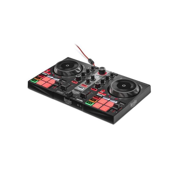 Hercules Consola DJ Control Impulse 200 MK2 Controlador DJ para Principiantes con Serato DJ Lite y DJUCED 2