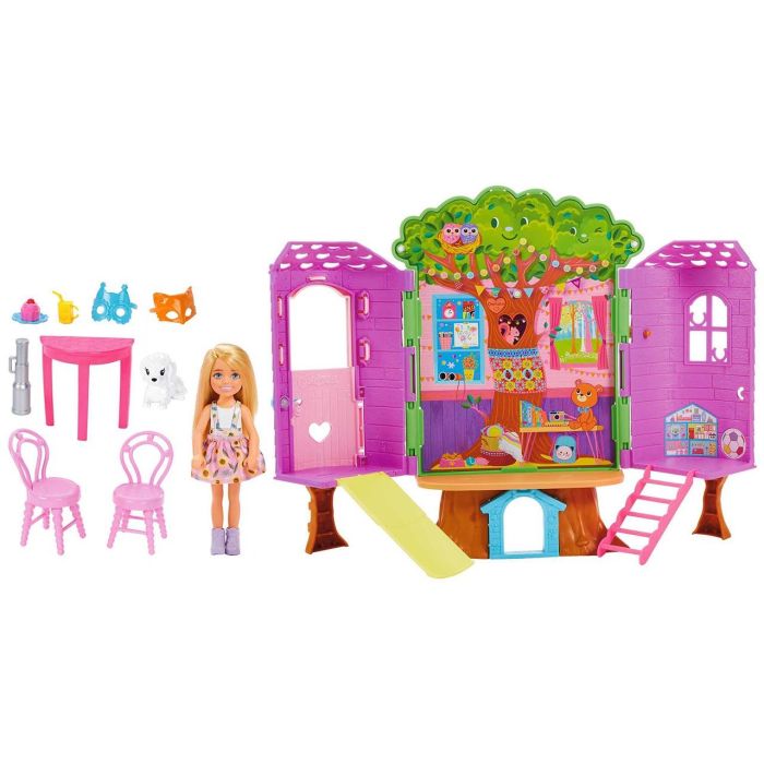 Set Casa Del Arbol Barbie Chelsea Hpl70 Mattel 2