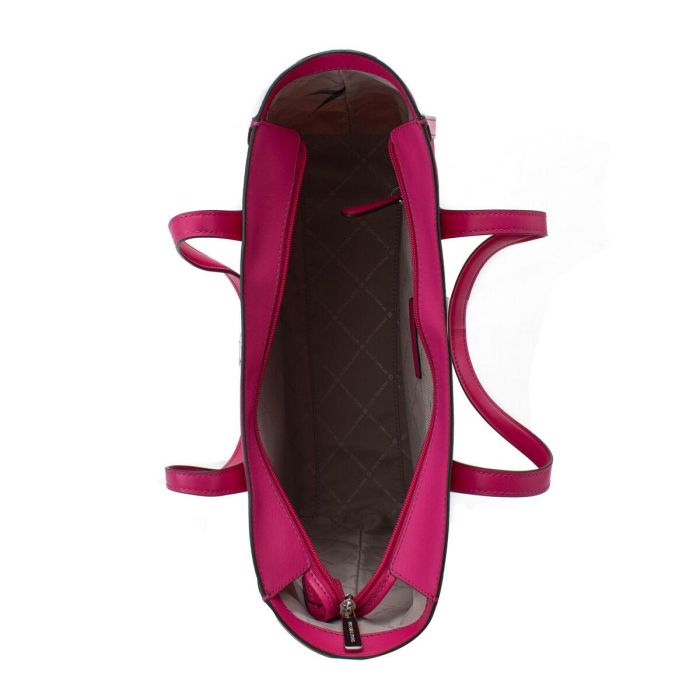 Bolso de Hombro Michael Kors Leida Rosa 34 x 29 x 12 cm 1