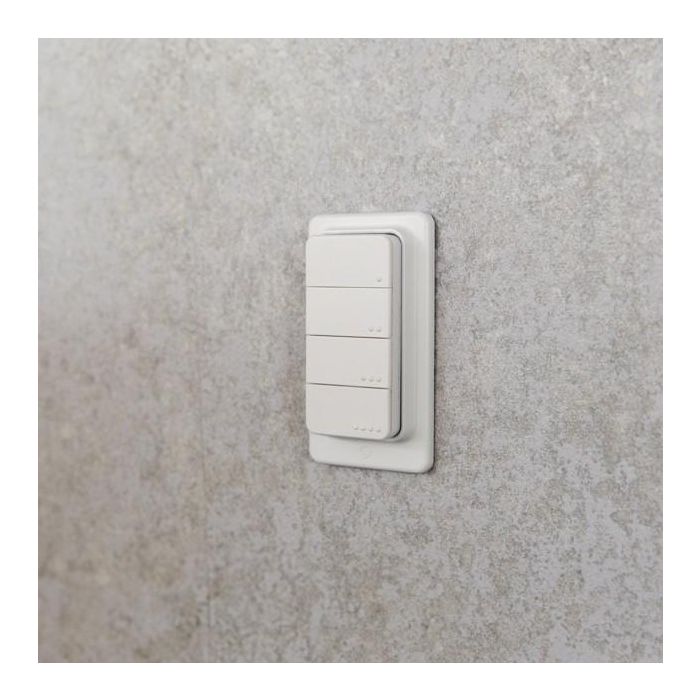 Shelly BLU RC Button 4 Botón Inteligente Inalámbrico Bluetooth Blanco 2