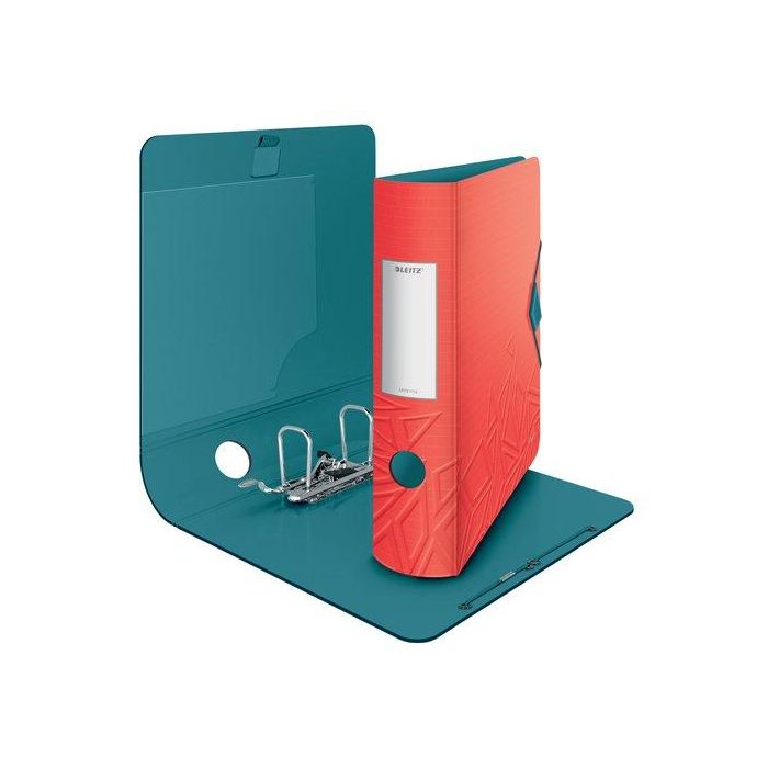 Esselte Archivador de palanca Leitz Active Urban Chic DIN A4 Polifoam lomo 82 mm, rojo