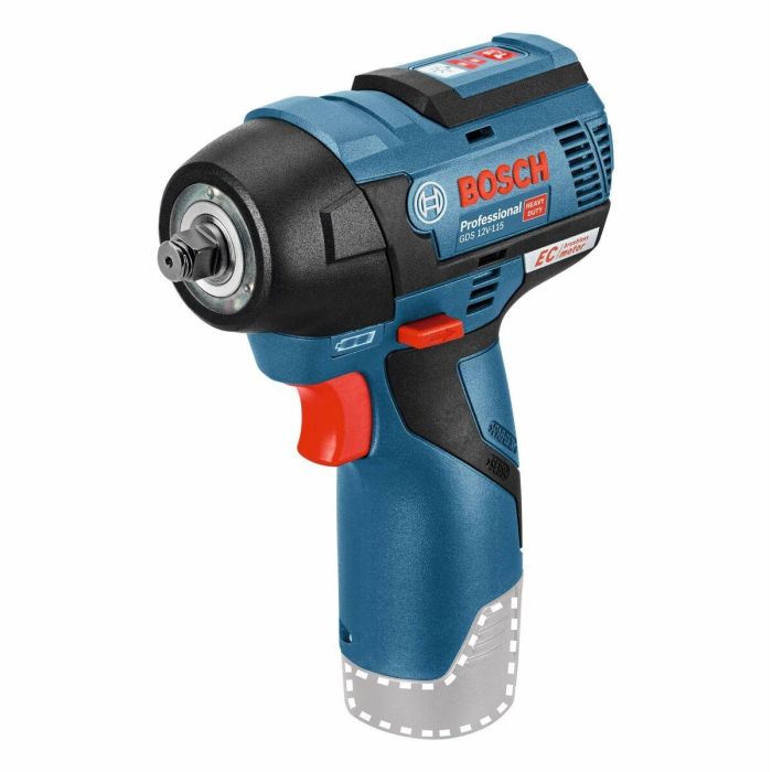 Bosch Professional 06019E0101 GDS 12V-115 Llave de Impacto Sin Batería