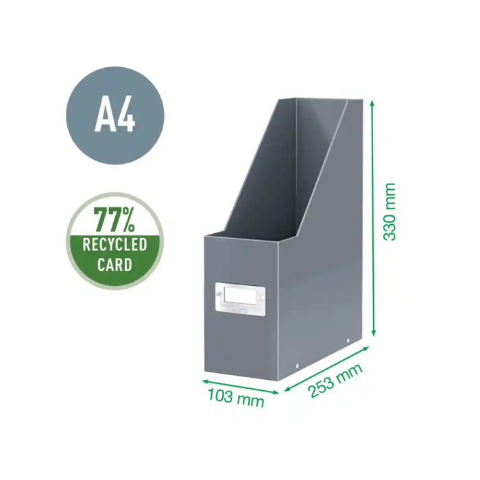 Leitz Revistero Click & Store Cartón Forrado Turquesa 103x170x235 mm 3
