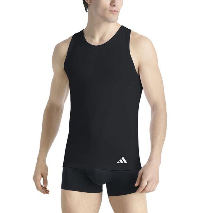 Camiseta de Tirantes Hombre Adidas Active Flex Negro L 5
