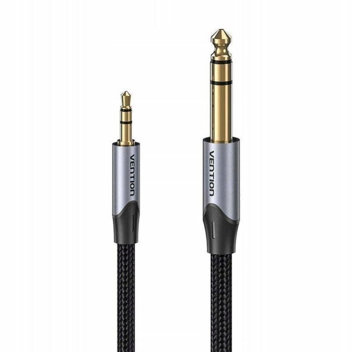 Cable Estéreo Vention BAUHI/ Jack 3.5 Macho - Jack 6.3 Macho/ 3m/ Gris 1 Cable Estéreo Vention BAUHI/ Jack 3.5 Macho - Jack 6.3 Macho/ 3m/ Gris 1