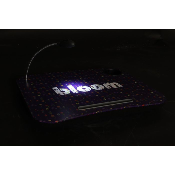 DKD Home Decor Bandeja Bloom 2021 Moderno Lila 38 x 7 x 48 cm 1