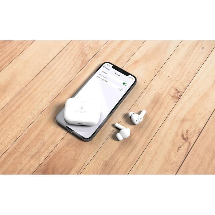 Auriculares inalámbricos - Bluetooth 5.3 - RYGHT - Jumo ANC - Blanco 4 Auriculares inalámbricos - Bluetooth 5.3 - RYGHT - Jumo ANC - Blanco 4