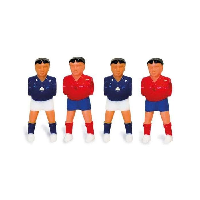 Ociotrends Set 22 Jugadores Piernas Abiertas España-Italia - Figuras Fútbol Material ABS para Montar, Edad 8+ Años