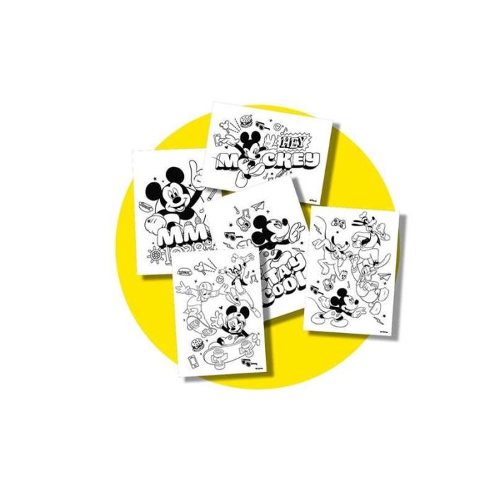 Pupitre con banco mickey 57x73x49 cm incluye 5 laminas 9 Pupitre con banco mickey 57x73x49 cm incluye 5 laminas 9