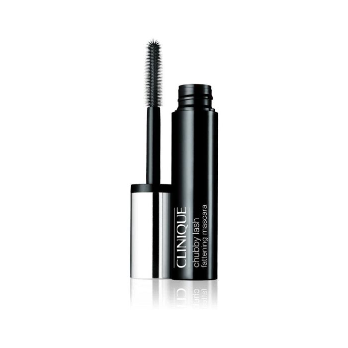 Clinique #01-jumbo jet Mascara de Pestañas Chubby Lash Voluminizadora y Engrosadora Negro Intenso, Hipoalergénica 10 ml