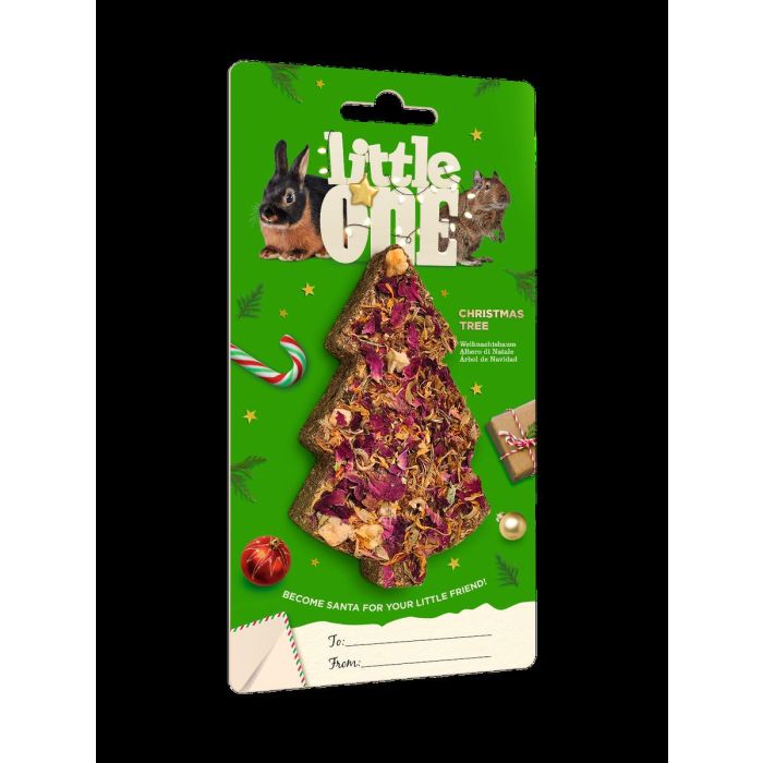 Little One Christmas Tree Treat Toy For Small Mammals 65 gr Little One Christmas Tree Treat Toy For Small Mammals 65 gr