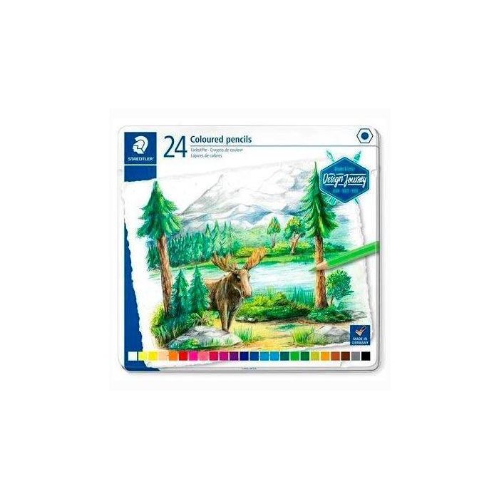 Staedtler Lápices De Colores Desing Journey 146C C-Surtidos Estuche Metal 24 Ud Staedtler Lápices De Colores Desing Journey 146C C-Surtidos Estuche Metal 24 Ud