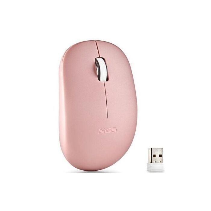 Ratón Inalámbrico NGS FOGPROPINK Rosa 1000 dpi (1 unidad) Ratón Inalámbrico NGS FOGPROPINK Rosa 1000 dpi (1 unidad)