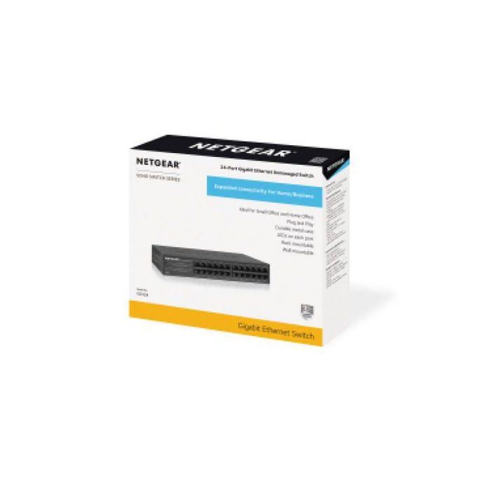 Netgear GS324v2 Switch No Gestionado 24 Puertos Gigabit Ethernet Montaje en Rack/Pared 4