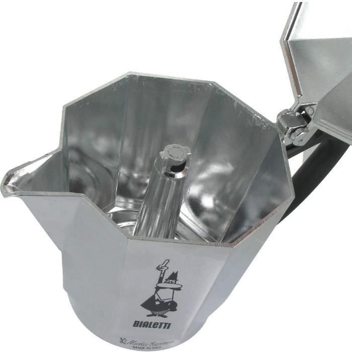 Cafetero italiano Bialetti - Moka Express - Aluminio - 3 tazas 1 Cafetero italiano Bialetti - Moka Express - Aluminio - 3 tazas 1