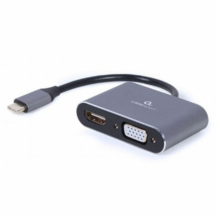 Adaptador USB a VGA/HDMI GEMBIRD A-USB3C-HDMIVGA-01