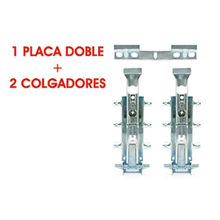 ITALIANA FERRAMENTA Spider Colgador Oculto Zincado para Módulo con Placa. Doble Regulación Vertical y Profundidad. Carga 130kg. 0 ITALIANA FERRAMENTA Spider Colgador Oculto Zincado para Módulo con Placa. Doble Regulación Vertical y Profundidad. Carga 130kg. 0