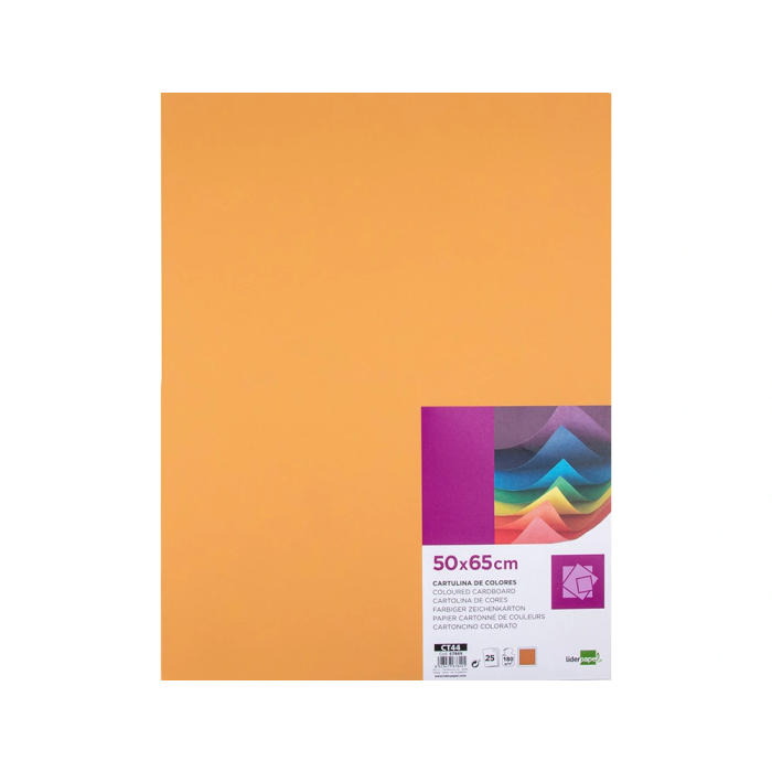 Liderpapel Cartulina 50x65 cm 240g/m2 Avellana Paquete 25 Hojas para Dibujo y Manualidades 1