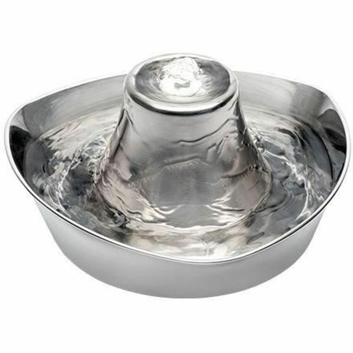 Petsafe PET0729849171008 Fuente Bebedero Mascotas Seaside Acero Inoxidable 1.8L 5