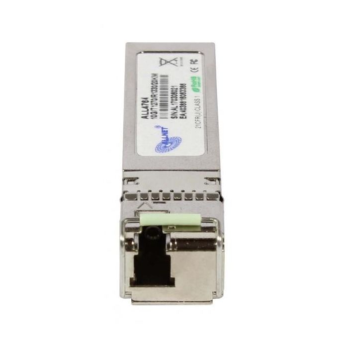 ALLNET Switch Modul ALL4764 SFP+(Mini-GBIC). 10Gbit. B(Bidi)B/LC. Tx1330nm/Rx1270nm. 9u. 20Km. 1