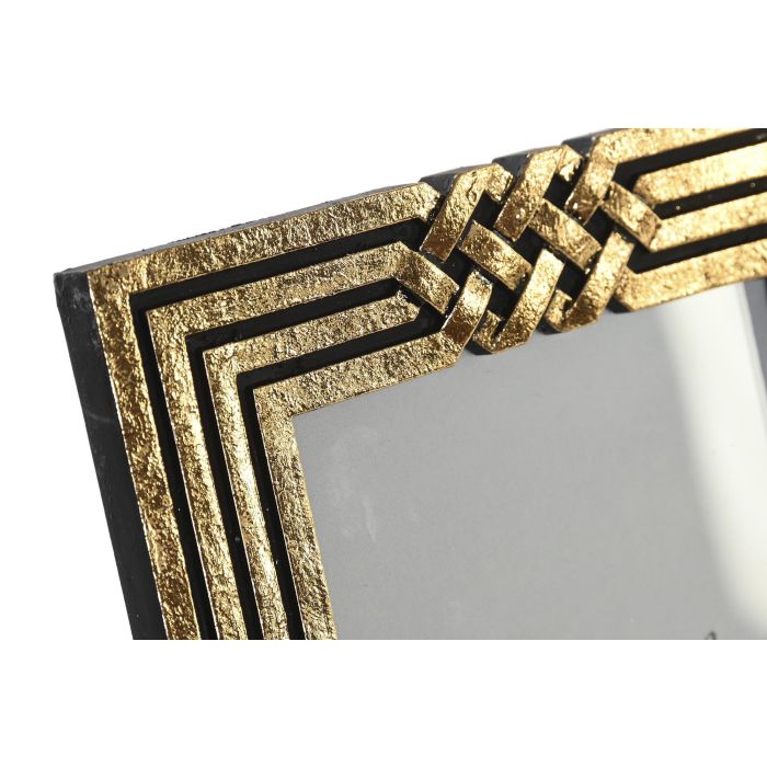 DKD Home Decor Marco de Fotos Neoclásico de Resina Dorado para Fotos 13x18 cm - 17x22x1.5 cm 2