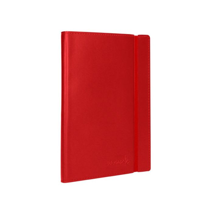 Libreta Indice Liderpapel Similpiel A7 120 Hojas 70 gr-M2 Color Rojo 4