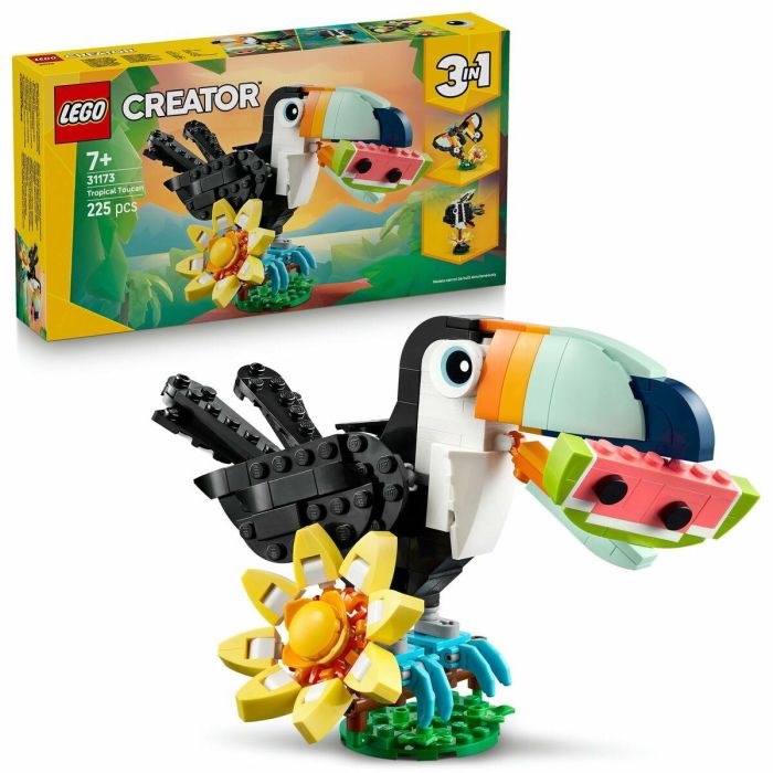 LEGO 31173 Creator 3 en 1 Tucán Tropical - Juego de Construcción para niños 7 años 9