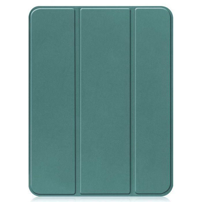 CoreParts For Apple iPad 10th Gen 10.9-inch (2022) Tri-fold Caster TPU Cover Built-in S Pen Holder with Auto Wake Function - Dark Green 10 CoreParts For Apple iPad 10th Gen 10.9-inch (2022) Tri-fold Caster TPU Cover Built-in S Pen Holder with Auto Wake Function - Dark Green 10