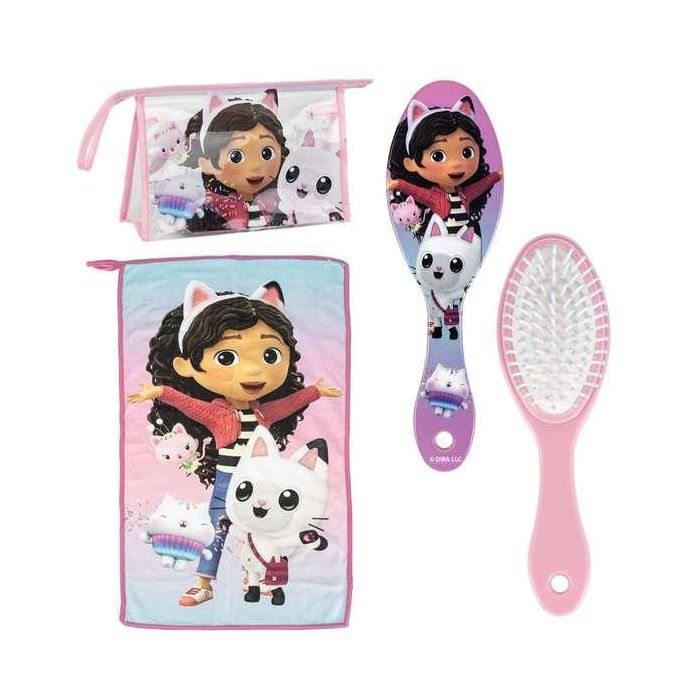 Gabby's Dollhouse Neceser de Aseo Viaje Rosa Infantil para Niñas 23x15x8 cm - Bolsa Organizadora de Accesorios Perfecta para Viajes 1 Gabby's Dollhouse Neceser de Aseo Viaje Rosa Infantil para Niñas 23x15x8 cm - Bolsa Organizadora de Accesorios Perfecta para Viajes 1