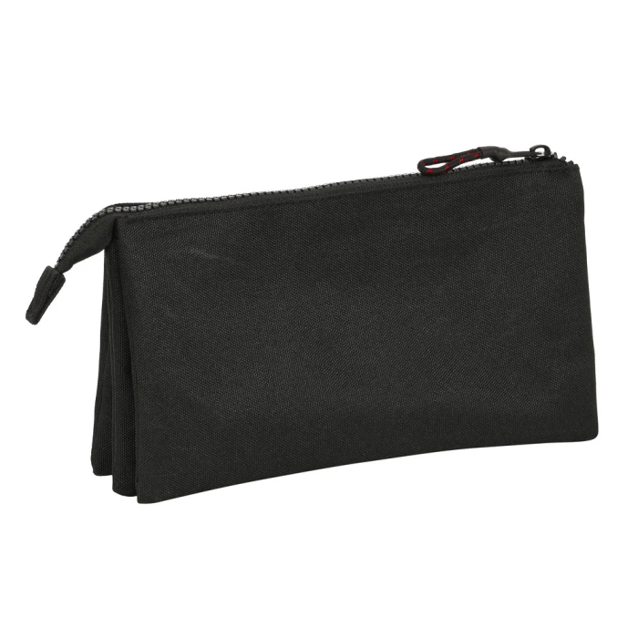 Portatodo Triple Naruto Negro 22 x 12 x 3 cm 2