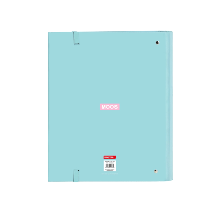 Carpeta de anillas Moos Butterflies Azul 27 x 32 x 3.5 cm 1