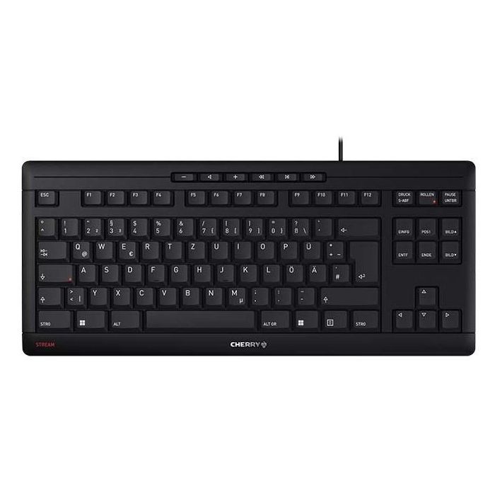 Cherry STREAM KEYBOARD TKL black QWERTZ DE