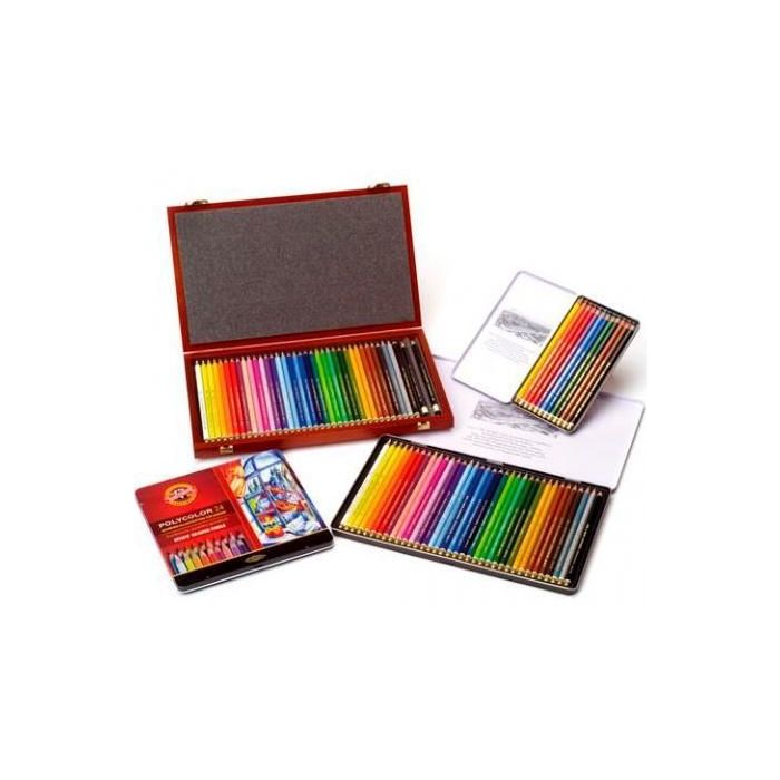 Michel Lápices Polycolor C-Surtidos Caja Metálica 24 Ud