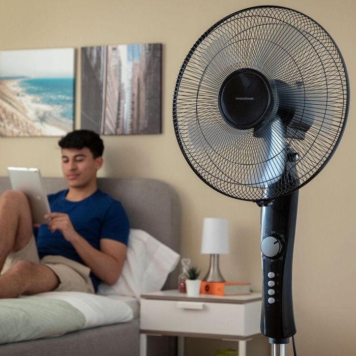 Ventilador de Pie InnovaGoods Breezinn Negro 45 W 6 Ventilador de Pie InnovaGoods Breezinn Negro 45 W 6