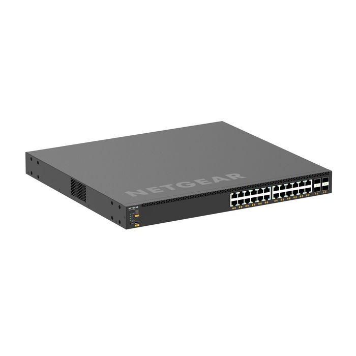 NETGEAR M4350-24X4V Switch Gestionado L3 PoE 24 Puertos 10G Ethernet SFP28 para Montaje en Rack 5 NETGEAR M4350-24X4V Switch Gestionado L3 PoE 24 Puertos 10G Ethernet SFP28 para Montaje en Rack 5